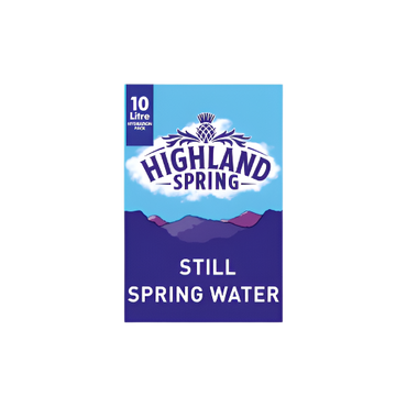 Highland Spring Still Water 10L – Pure, Natural Water from the Scottish Highlands